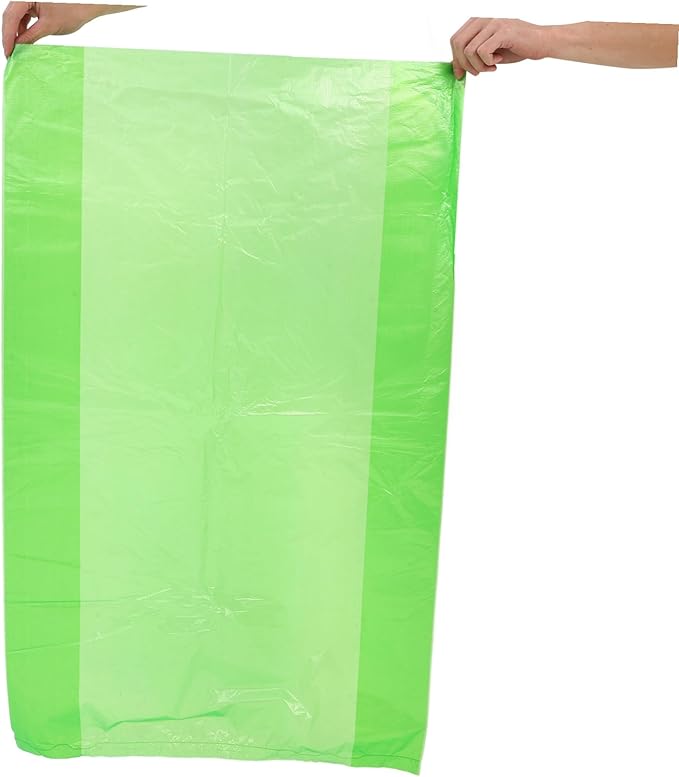 50pcs Thickened Plastic Trash Bags Large Capacity Tear-resistant Garbage Liners for Kitchen Bathroom Wastebaskets PE Material Multipurpose Wastebasket Bags