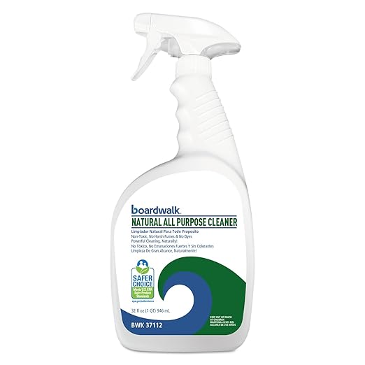 Boardwalk BWK37112 Natural All Purpose Cleaner Unscented 32 oz Spray Bottle (Case of 12)