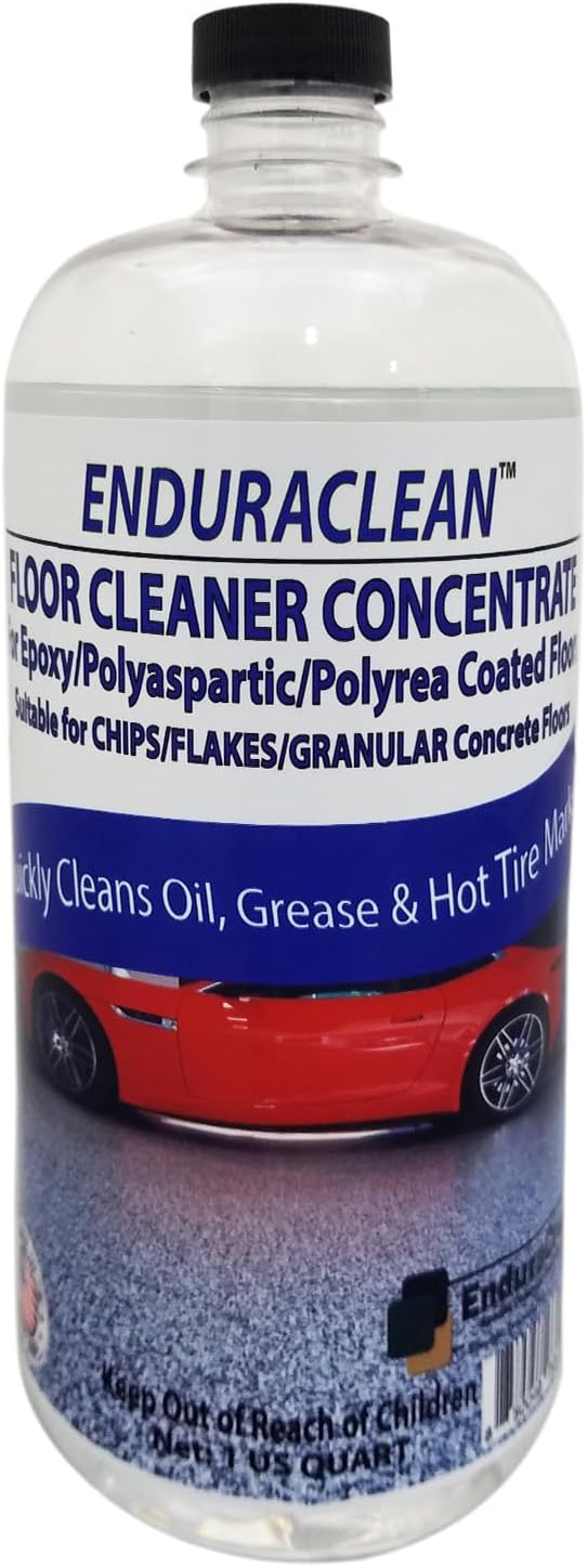 Marblelife EnduraCLEAN Garage and Indoor Concrete Floor Coating Cleaner Effective Basement &amp Garage Floor Cleaner Effective Concrete Cleaner Ready-To-Use Cement Cleaner &amp Degreaser 32 oz