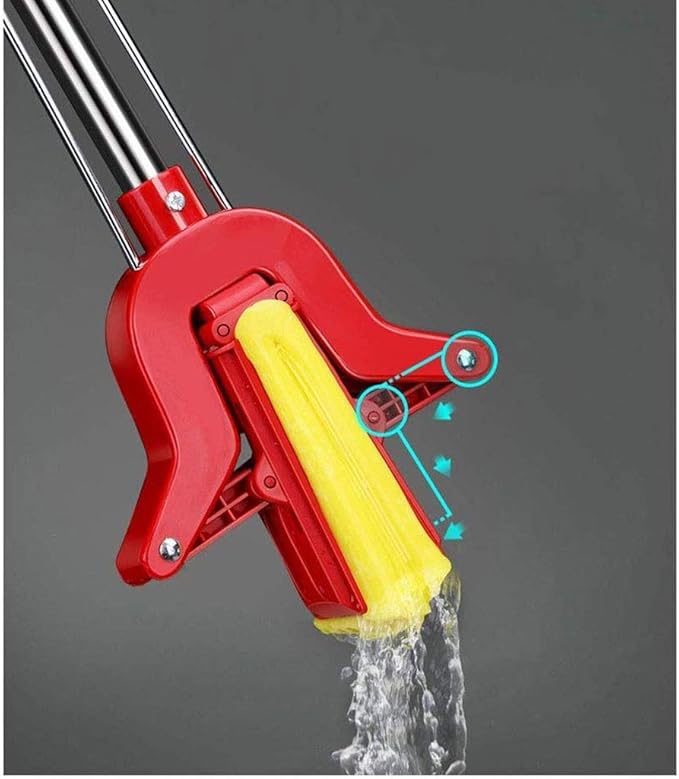 Microfiber Mop Reusable Microfiber Floor Mop Cleaner with Extendable Handle for Tile Hardwood Floor