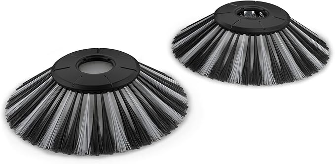 Kärcher S6 Twin Replacement Brushes - for Wet Conditions -Compatible with Karcher Push Sweeper S 6 Twin - 2 Pack