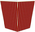 Marye-Kelley WB2445-Avery Red Christmas Wastepaper Basket
