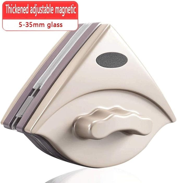 Home Side Magnetic Window Cleaner Strong Both Glass Surface Cleaning Brush Wiper Tools with Ergonomic Handle Des