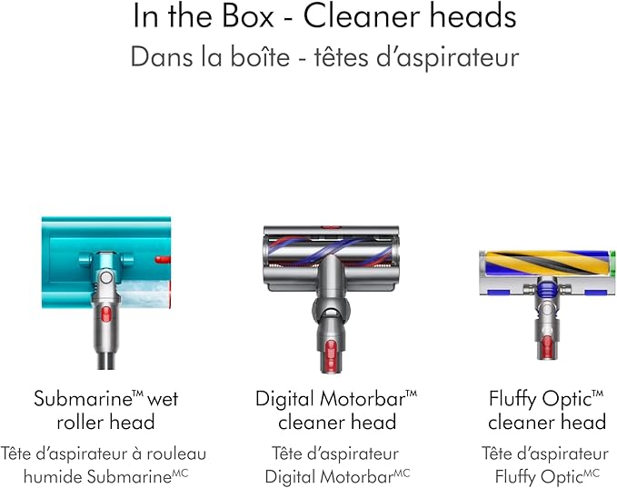 Dyson V15s Detect Submarine Wet Dry Vacuum Yellow/Nickel