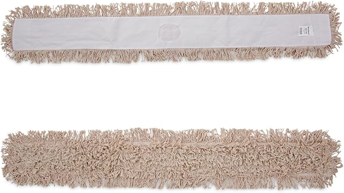 Boardwalk Industrial Dust Mop Head Hygrade Cotton 60w X 5d White
