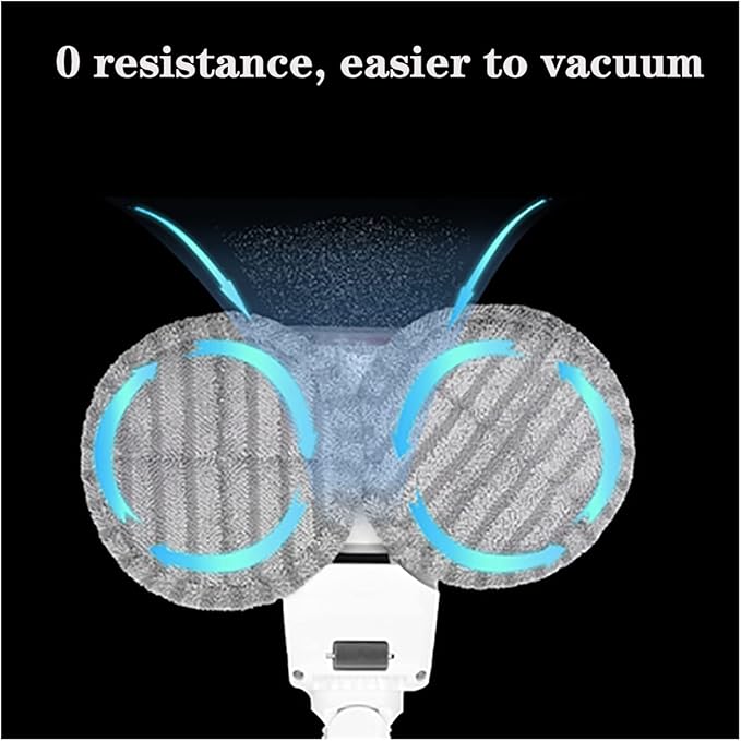 Electric Mop Head Floor Brush with Water Tank Set Mop Head Compatible for Xiaomi 1C Vacuum Cleaner Compatible for Xiaomi K10