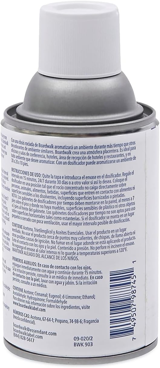 BOARDWALK 903 Metered Air Freshener Refill Cinnamon Sunset 5.3 oz Aerosol 12/Carton
