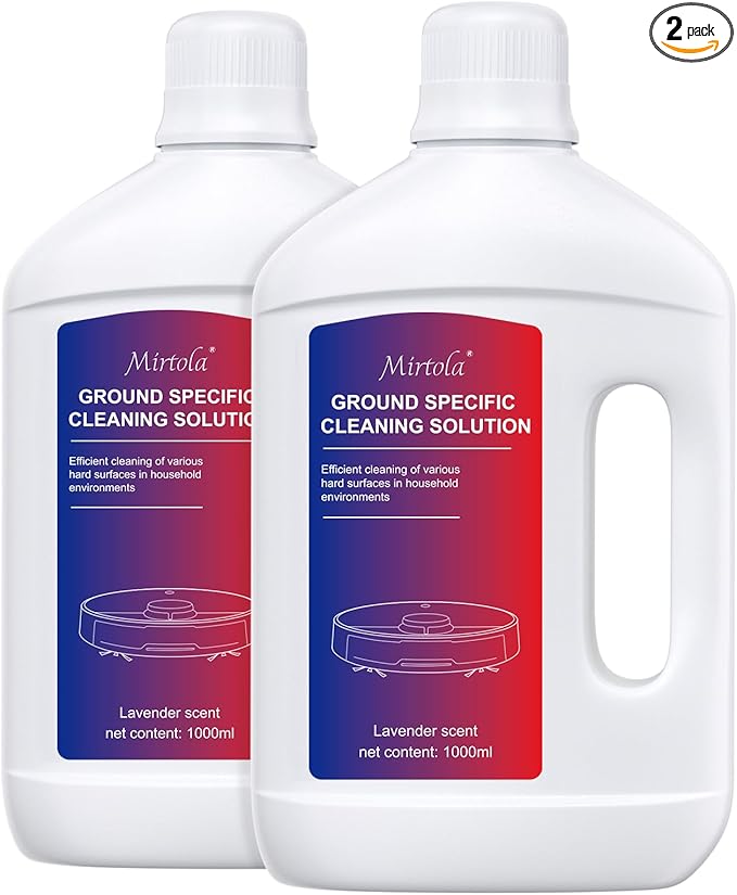 Multi-Surface Floor Cleaning Solution Compatible with Dreame Cleaning Solution Lavender Scent Deep Clean Suitable for All Mopping Robot Vacuums and Cordless Wet/Dry Mops (2000 ml)