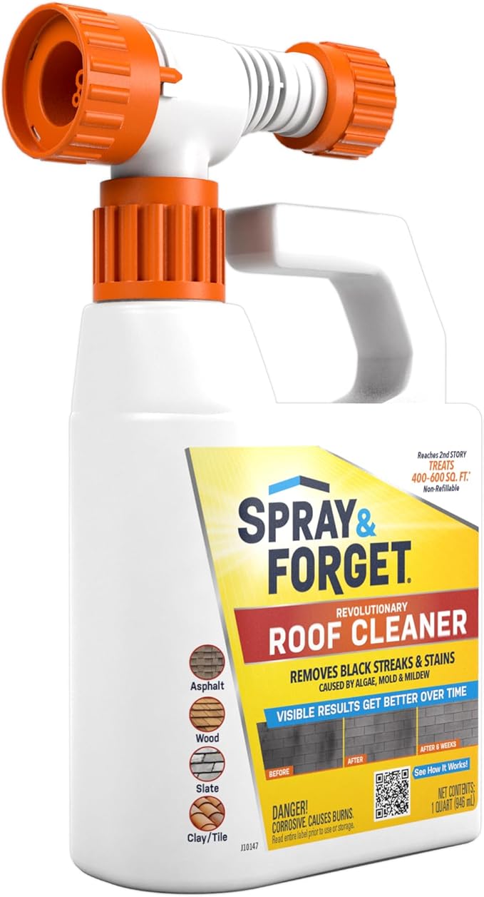 Spray &amp Forget 1-Quart Hose End Concentrated Roof Cleaner