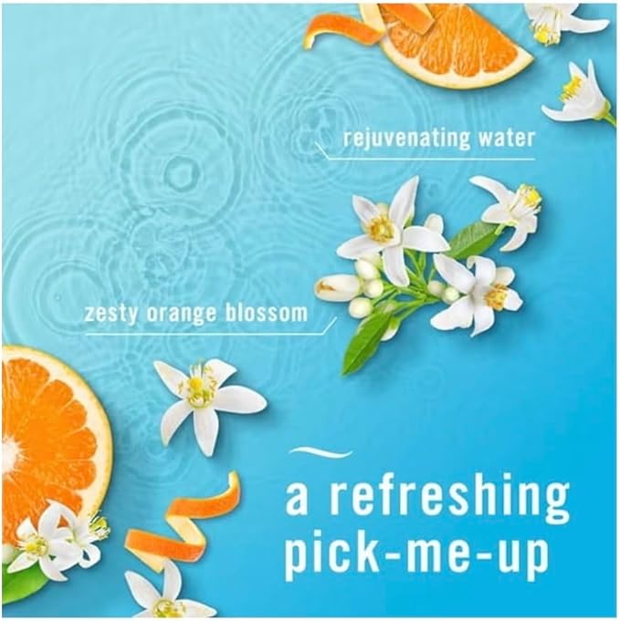 FE.BRE.ZE. AIR FRESHENER. Mist Refresh &amp Energize Rejuvenating Water Zesty Orange Blossom Scent 3 bottles 8.8 0z (3 pack)