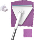 Hands-Free Wash Face Towel Triangular Mop Window Cleaning 360 ° Rotating Mini for Wet Wipes Household Tool(MOP 1PCS Cloth)