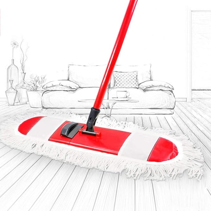 Mop - Wet Mop Mop Heavy Duty Floor Mop Aluminum Mop Adjustable Stainless Steel Handle