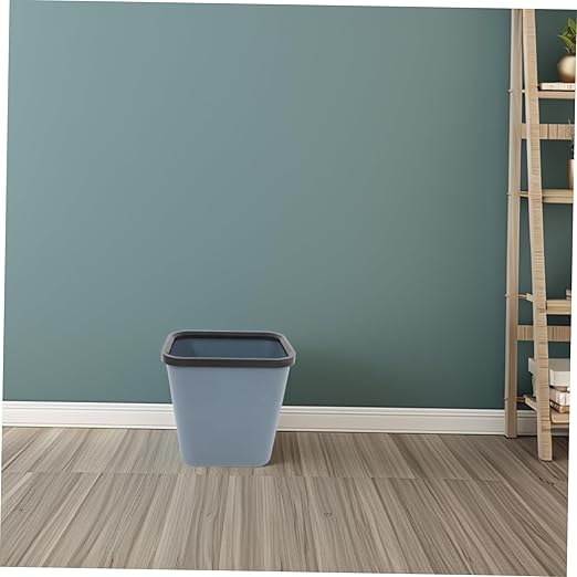 Trash Can Fire Resistant Plastic Office Garbage Can for Home Bathroom and Hotel Versatile Waste Bucket with Reinforced Build and Elegant Design for Dorm Rooms