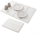 Stone Drying Mat Foldable for Kitchen Counter Dirt-Resistant Quick Drying Fast Absorbent Non-Slip Diatomite Mat Natural Diatomaceous Earth Dish Drying Pad for Dish Rack