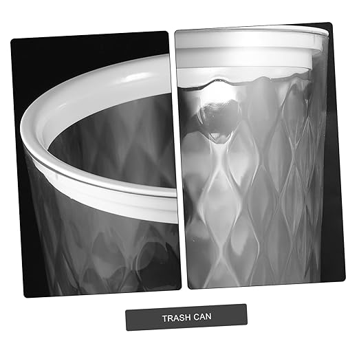 Trash Wastebasket for Bedroom Bathroom Office Capacity Impact Resistant Design Stylish and Garbage Container for Various Occasions