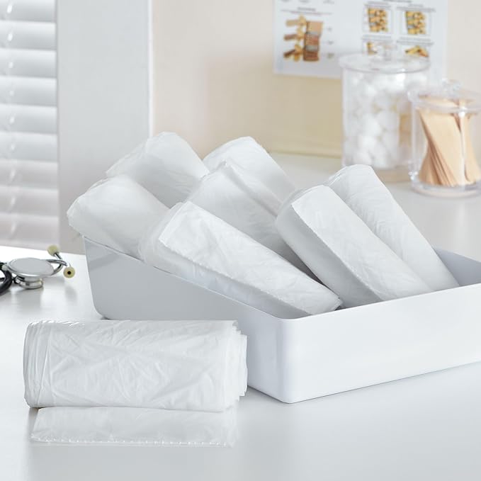 Inteplast Trash Can Liners - Extra Heavy Duty - Star-Sealed Bottom 0.70 mil - Clear 16 gal Capacity 24 in x 32 in