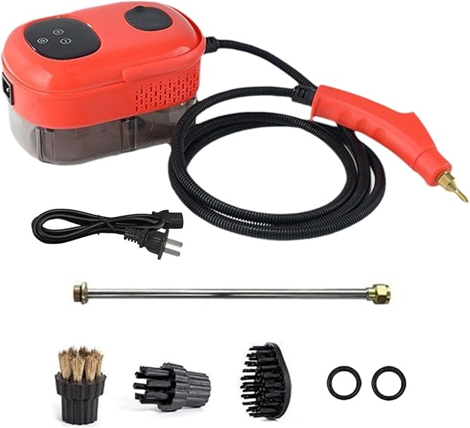 AYNEFY Steam Cleaner Disinfection Machine Small Machine High Pressure High Temperature for Kitchen Oil Air Conditioner Handheld Steamers (US Plug 110V)