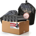 33 Gallon Trash Bags 250 Count Bulk Black Garbage bags Multi-purpose Trash Can Bin Liners for Home Commercial Outdoor Construction Industrial Janitorial Municipal Lawn Leaf