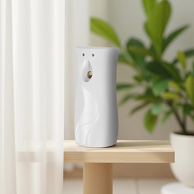 2 Pcs Automatic Air Freshener Dispenser 300 Ml Home Air Fresheners Battery Powered Narrow Design