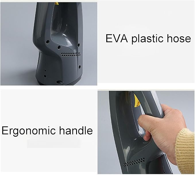 Wireless Hand-held Window Cleaner Multi-Function Wet and Dry Glass Cleaner Ergonomic Handle Plastic Hose Design Window Cleaning Equipment