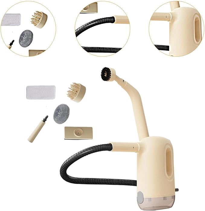 Handheld Steam Cleaner High Temperature Resistant 300ml Water Tank Multifunction Cleaning Machine for Air Conditioner Sofa