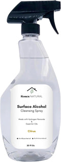 Surface Alcohol Cleansing Spray 20 Fl Oz Citrus Essential Oil 70% Ethyl Alcohol (Citrus)