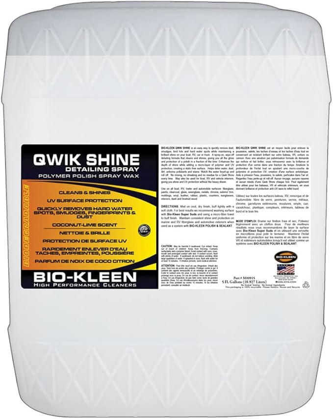 Bio kleen M00915 Qwik Shine - 5 Gallon