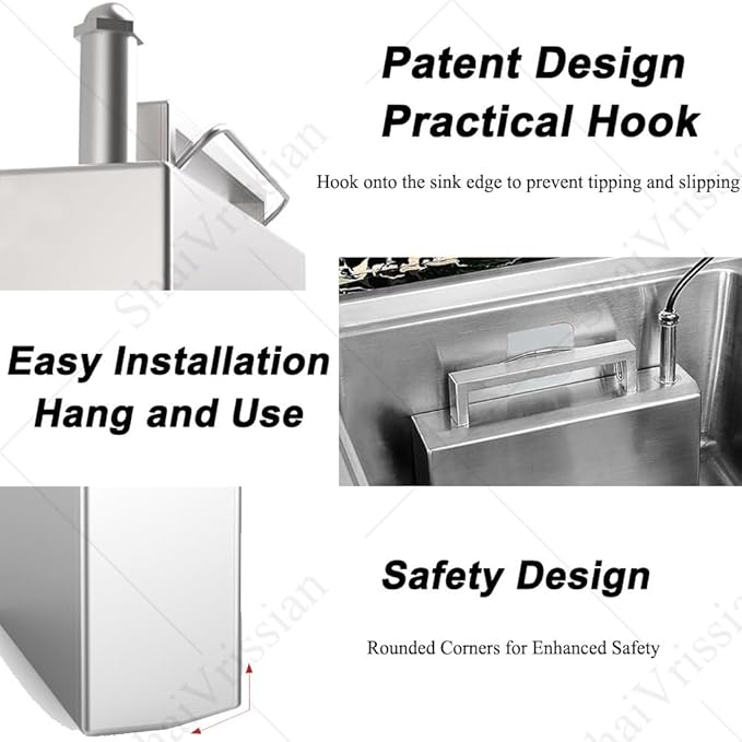 360w Multifunctional Sink Dish Washing CleanerDishware Fruits Seafood DishwasherAll Round CleaningDurable MaterialsRestaurant Catering Servicesfor Home Use