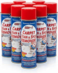 Carpet Spot Remover Stain and Red wine Remover and Spot Treatment for Oil Grease Urine Cleaning Performance for Rugs Upholstery Fabrics Pack of 6