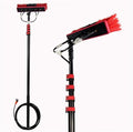 Cleaning Brush Water Fed Pole Kit Window Cleaning Pole Water Fed Telescopic Brush Extendable Cleaner Conservatory RoofCleaning and Washing Tool for Window Glass Solar Panel (Color : 18Ft/5.4M)