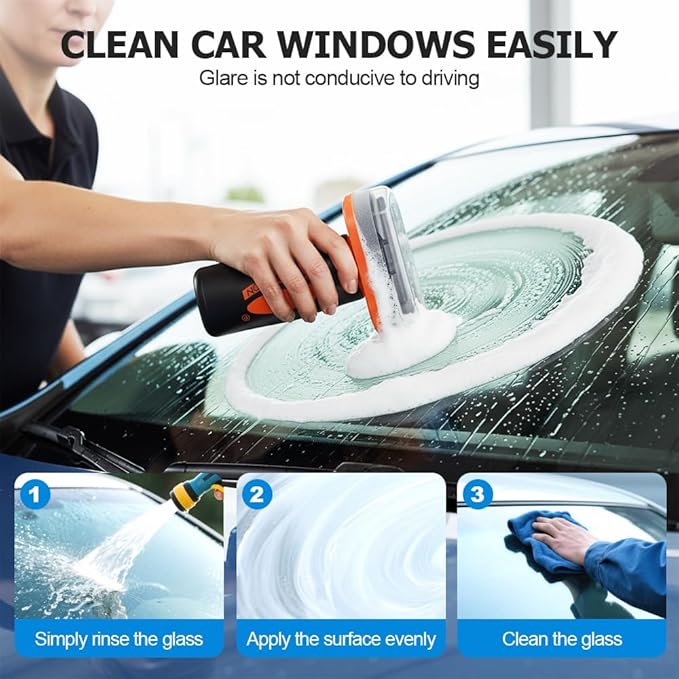 2025 Handheld Glass Oil-Film Remover New Upgrade Emulsion Cleaner Glass Cleaning Board Automotive Oil Film Cleaning Brush for Car Windows (3)