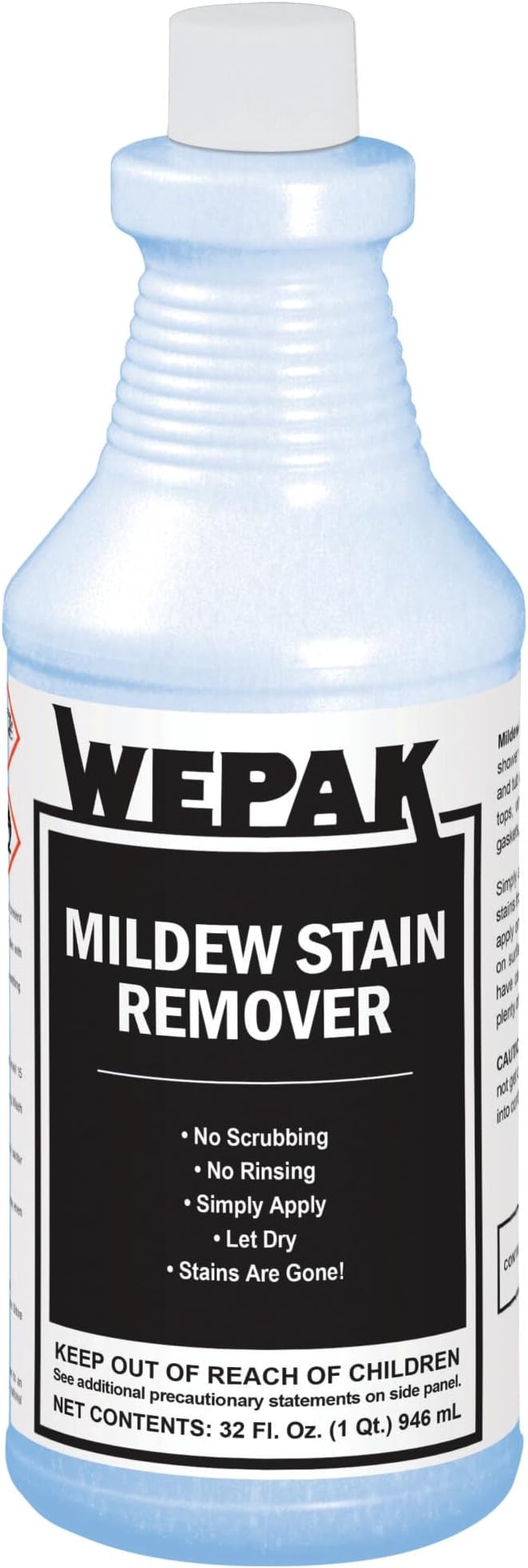 WEPAK Professional Bathroom Cleaning Bundle 5-Piece Set with Porcelain Cleaner Mildew Remover Green Emulsion Cleaner Delimer Drain Conditioner