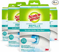 Scotch-Brite Disposable Toilet Scrubber Refills Scrubs Under the Rim 40 Disposable Refills