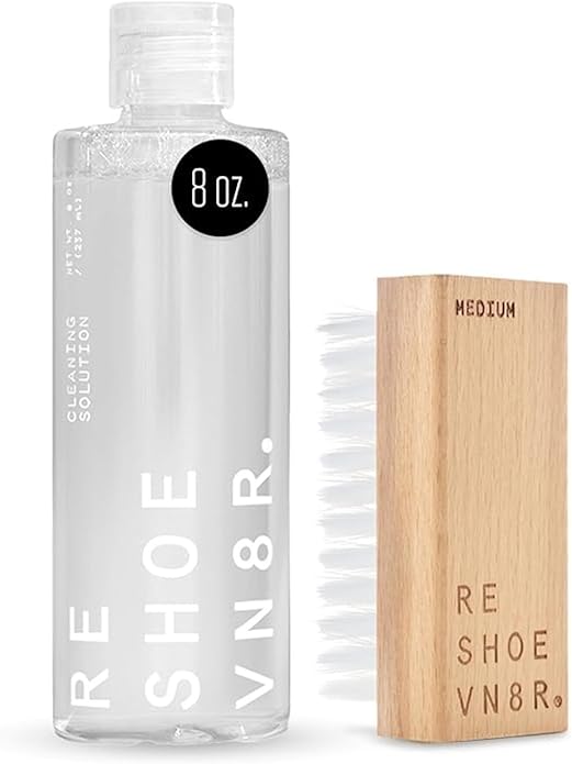 RESHOEVN8R Shoe Cleaner Kit and Sneaker Cleaner Sets - Cleaning Kit Solution for Sneakers Mesh Canvas Suede Knit Leather