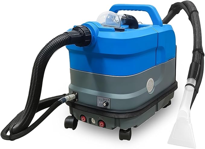 BANGBANGJI 2500W Commercial Heated Carpet &amp Upholstery Extractor with 7.5L Clean &amp 12L Removable Dirty Water Tanks 15s Heat-Up Deep Clean for Carpet Couch Car Seats Stairs