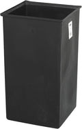 Safco Trash Can Liner for 36 Gallon Garbage Cans Plastic Insert Easy to Remove and Clean Black