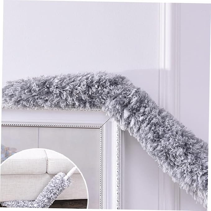 2pcs Telescopic Duster Power Scrubber Dust Mop Ceiling Duster Washable Extendable Duster Handheld Vacuum Cleaning Window Cleaner Duster Refills Duster for Blinds Battery Air Duster/1257