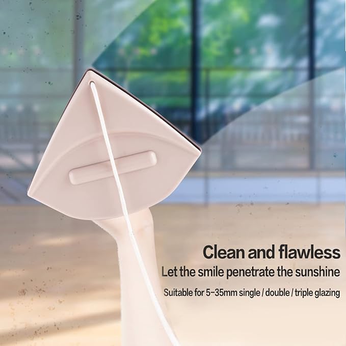 Magnetic Window Cleaner Glass Wiper Adjustable Thickness 5-35Mm Double Side Strong Magnetic Window Cleaning Tool for Glass High Window