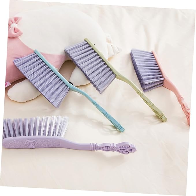 6pcs Thickened Hollow Handle Cleaning Brush Set Household Dusting and Sofa Cleaning Tools Multi-Color Bed and Upholstery Brushes for Home Use