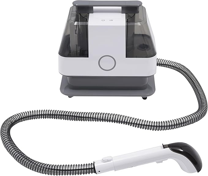 Carpet Cleaning Machine450W 15Kpa Carpet &amp Upholstery Vacuum Cleaner with Wheels and 2 Cleaning BrushesWet Dry Portable Pet Carpet Cleaner Machine for Homes Hotels Restaurants