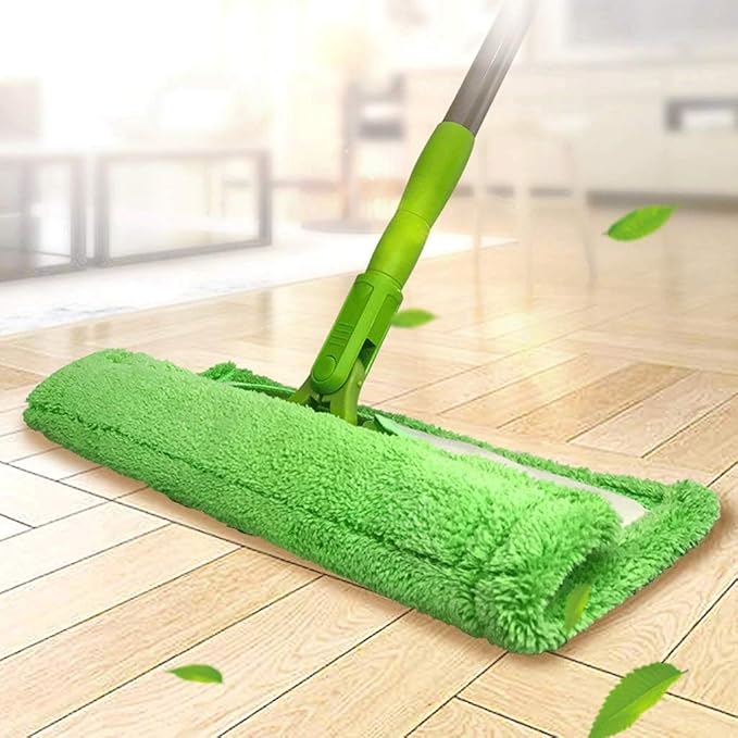 Mop - for Floor Cleaning Wet Dry Professional Flat Mops for Hardwood  Laminate