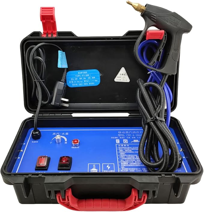 High Pressure Steam CleanerPortable Steam Cleaning Machine with High Pressure Wash FunctionHandheld Steam Cleaning Tool for Kitchen Furniture Car 110V