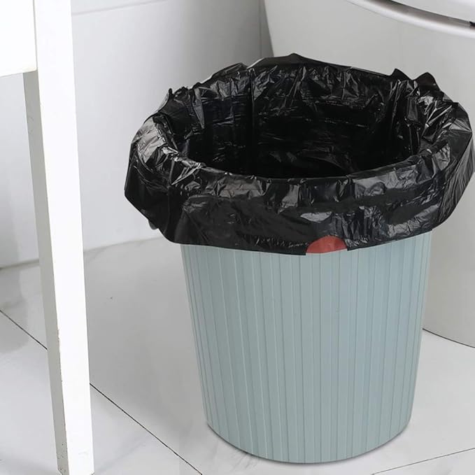 6 Gallon Trash Bags with Drawstrings Black Garbage Bag 208 Counts