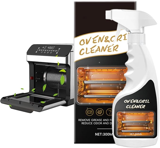 Grill Cleaner Spray300ml Degrease CleanerKitchen Degreasing Spray - for Homeowners Busy Families Renters To Remove Grease Stain Oil From Microwave Oven Grill Kitchen