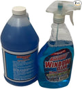 Awesome Window Clean Windshield Cleaner Blue Spray Bottle and Refill Streak-Free Formula