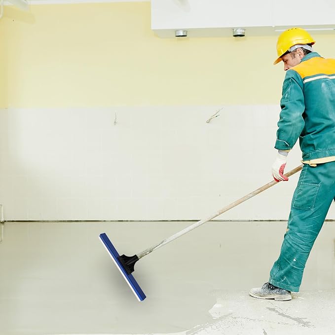 Epoxy Floor Squeegee 16 Inch Epoxy Squeegee with 0.16 Inch Teeth Notched for Self Leveling Cement Urethane Trowel Spreader Floor Tools for Professionals Beginners