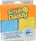 Scrab Daddy Microfibre Cloth - Blue and Yellow Twin Pack
