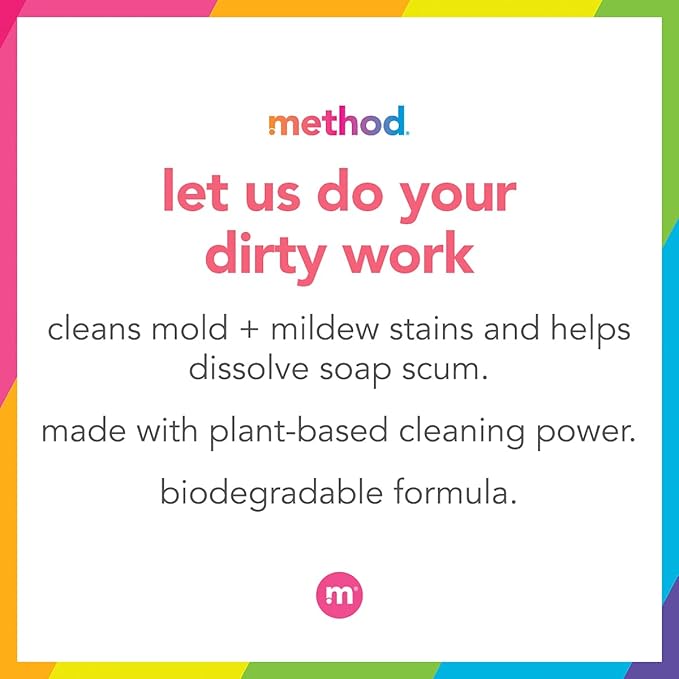 Method Bathroom Cleaner Eucalyptus Mint 28 Ounce (Pack of 2)