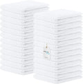 Avalon Towels Ribbed Bar Mop Towels (Value Pack of 24) Size 16x19 – Absorbent and Durable Multipurpose Cleaning Rags Cotton Cleaning Towels Terry Cloth Rags Reusable Shop Rags