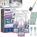 Jue Fish Bathroom Descaler Profession Bathroom Descaler Cleaner Bathroom Descaler Foam Cleaner Bathroom Descaler Stubborn Stains Cleaner Fresh Scent 2 Ounce Bottle (3Pcs)
